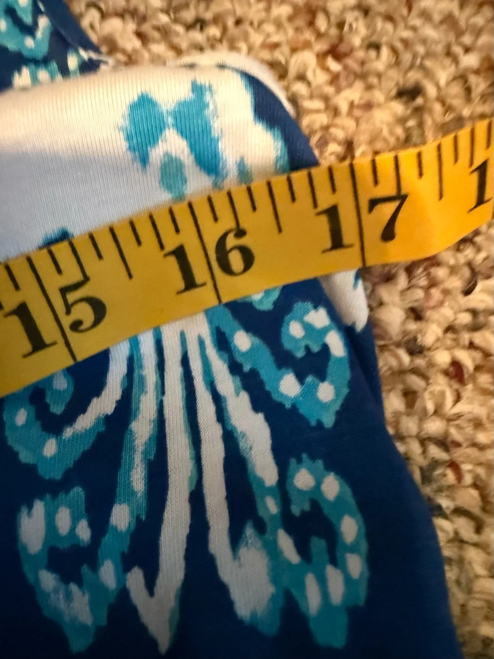 Blue Lily Pulitzer Melle Indigo Get In Line Tank Dress Small
